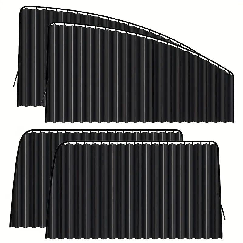 4pcs Portable Car Side Window Shade