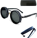 9 Gear Adjustable Tint Round Polarized Sunglasses/نظارات شمسية مستقطبة مستديرة بعدسة قابلة للتعتيم