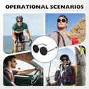 9 Gear Adjustable Tint Round Polarized Sunglasses/نظارات شمسية مستقطبة مستديرة بعدسة قابلة للتعتيم