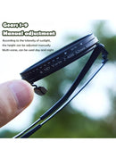 9 Gear Adjustable Tint Round Polarized Sunglasses/نظارات شمسية مستقطبة مستديرة بعدسة قابلة للتعتيم