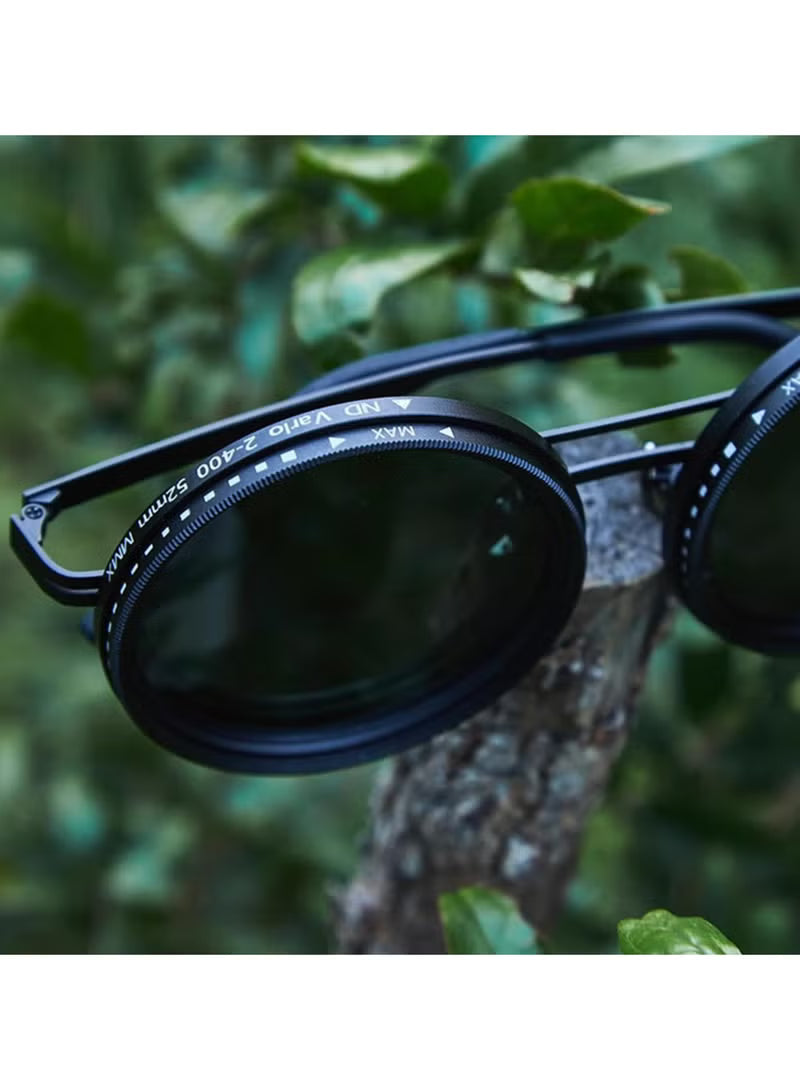 9 Gear Adjustable Tint Round Polarized Sunglasses/نظارات شمسية مستقطبة مستديرة بعدسة قابلة للتعتيم